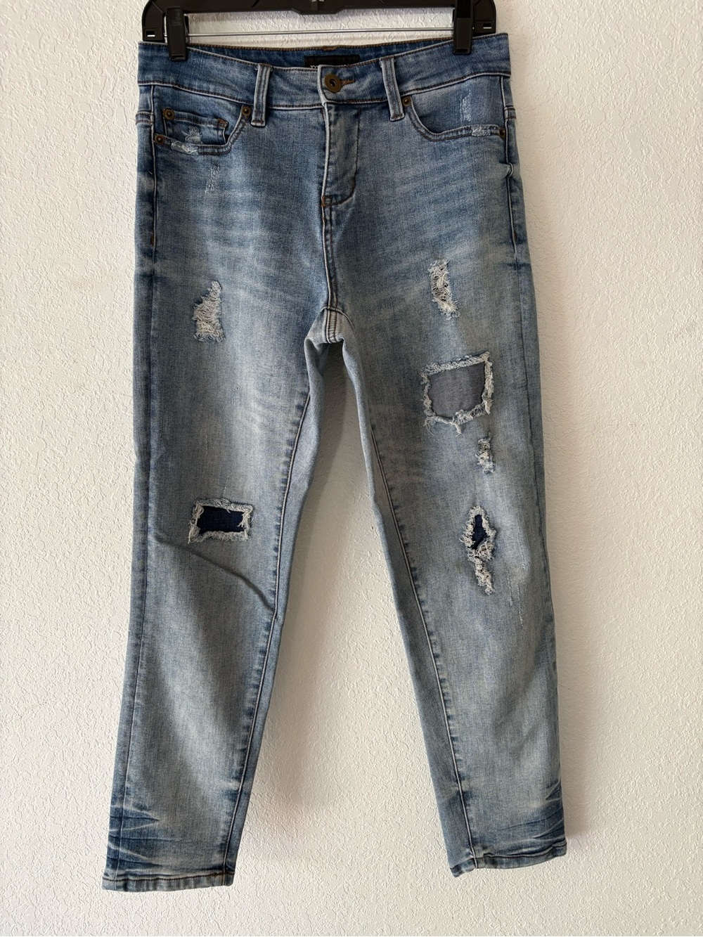 Mac & Me Light Blue Skinny Distressed Jeans